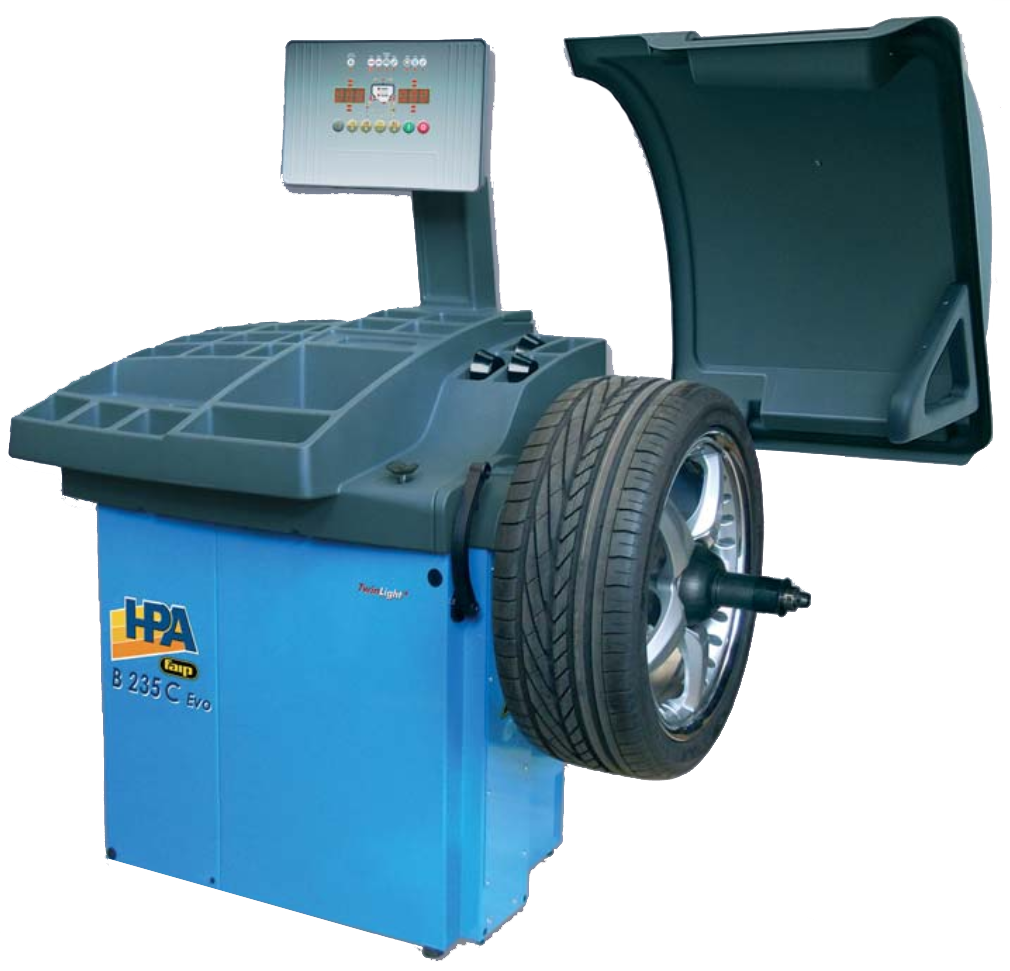 Renkaan tasapainotuskone HPAFaip 235 C Evo