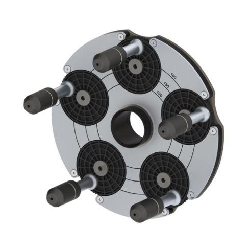 Keskityslaippa QuickPlate 5 x 95-182 / 40mm akselille