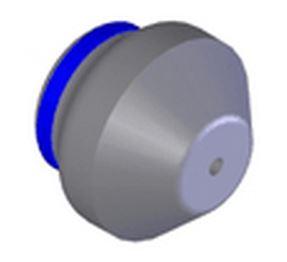 Keskitystapin pää maasturin vanteille 34mm / QuickPlate