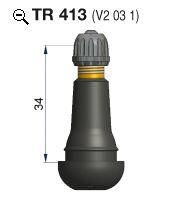 Venttiilin neula ja hattu TR413 kasaamatta 100kpl