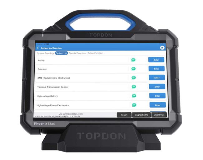 Järjestelmätesteri Topdon Phoenix MAX