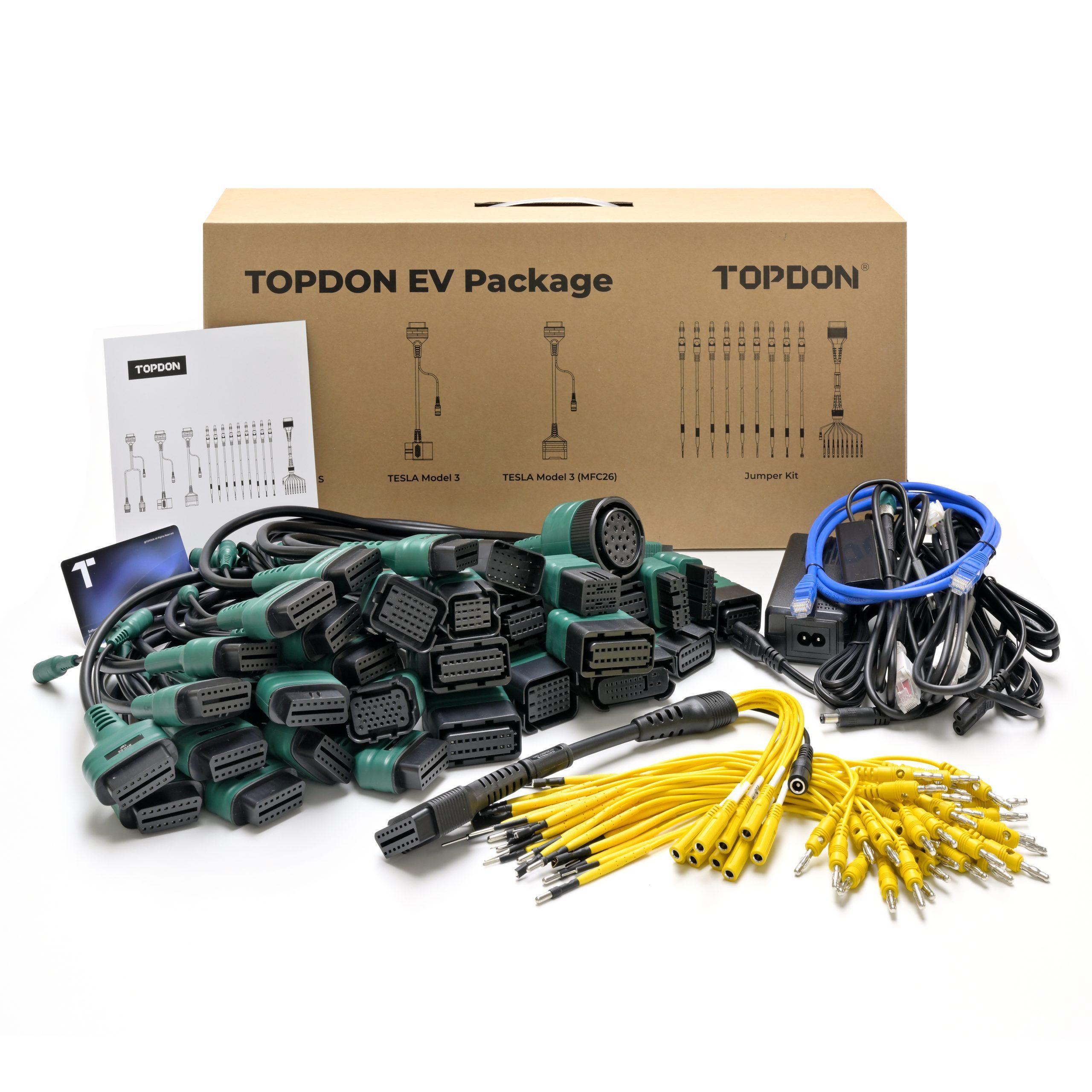 Topdon EV kit, lisäosa korkeajänniteakkujen diagnostointiin