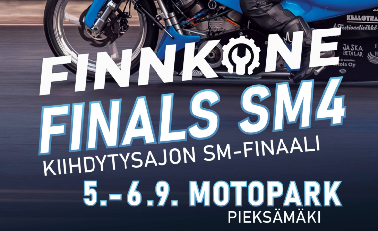 Kuvassa FHRA SM4 Finnkone Finals tapahtuman mainos