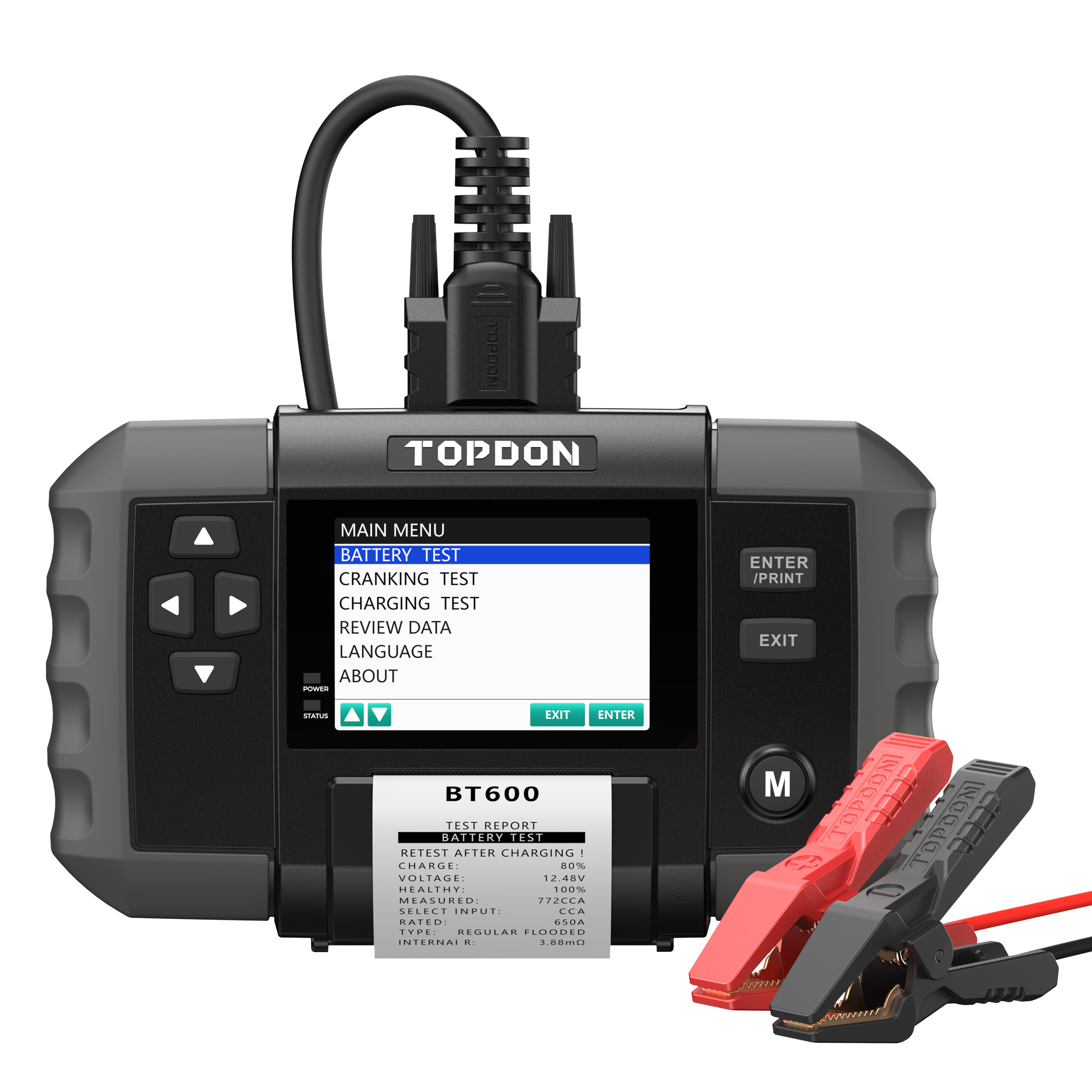 Akkutesteri Topdon BT600