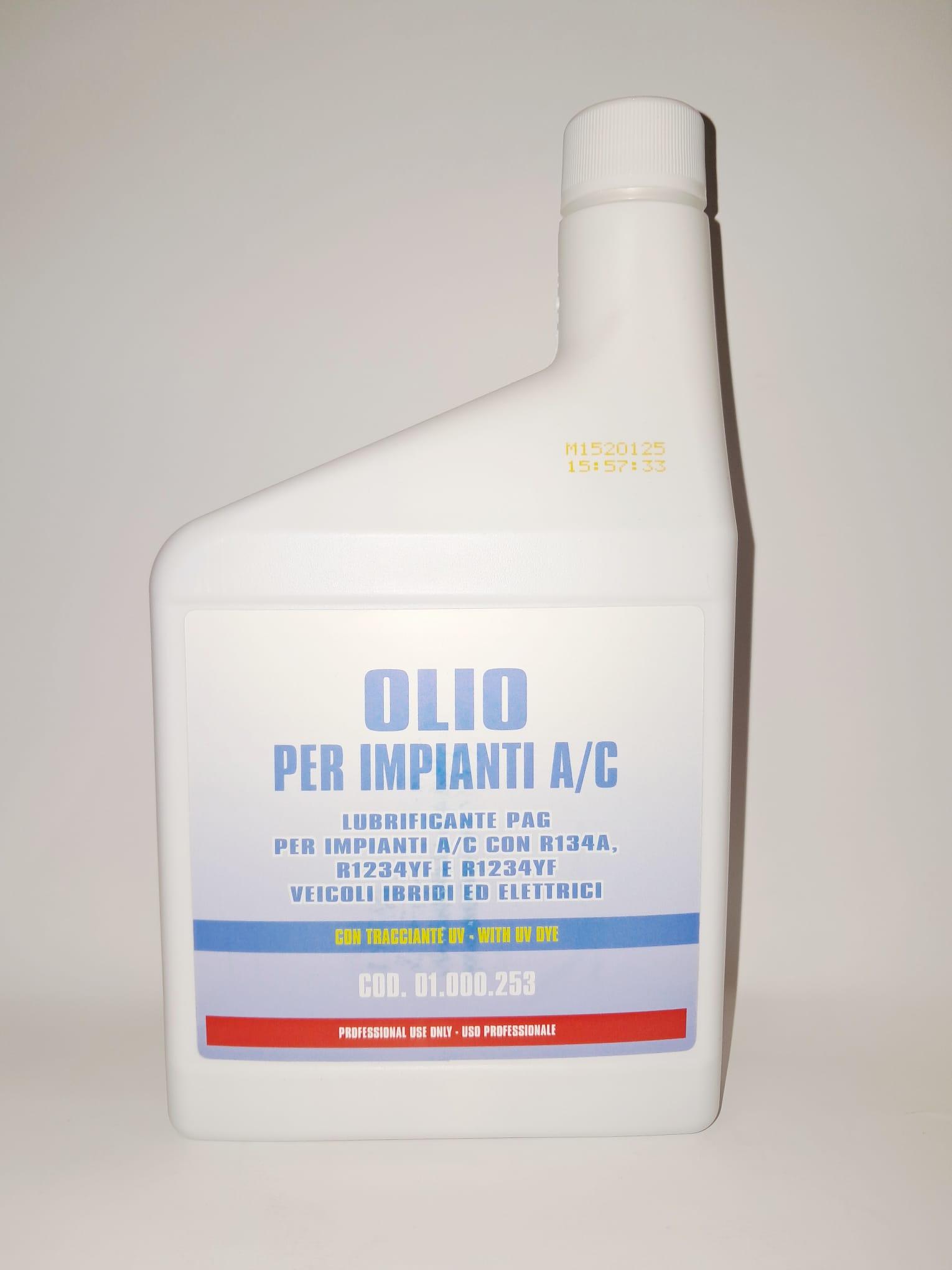 Ilmastointiöljy väriaineella PAG, 1l